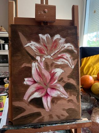 Cuadro al óleo sobre madera