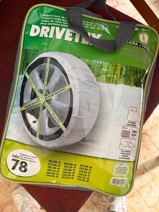 Cadenas de tela para nieve