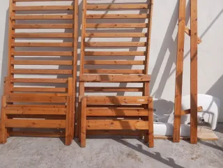 Cama somier madera 190x90