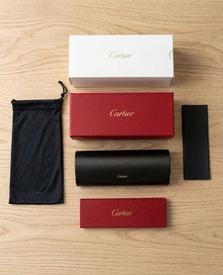 Gafas de Sol Cartier Santos Marrón Degradado