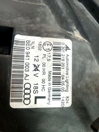 FARO IZQUIERDO AUDI A4 B7 (8EC) 736119