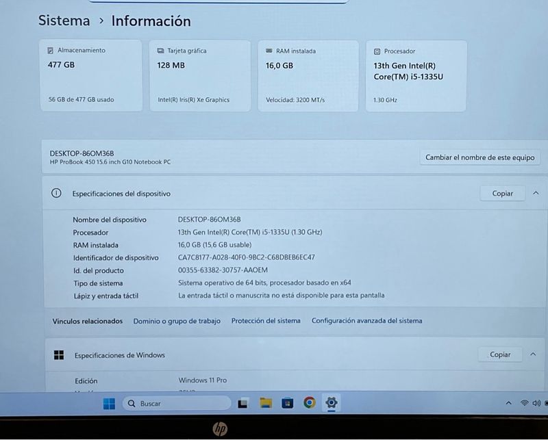 Portátil HP Intel Core 13ª Gen afbeelding 2