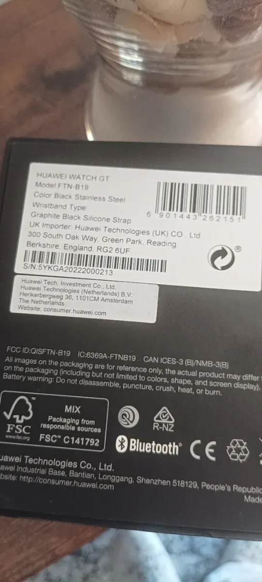 Reloj Huawei Watch Negro afbeelding 3