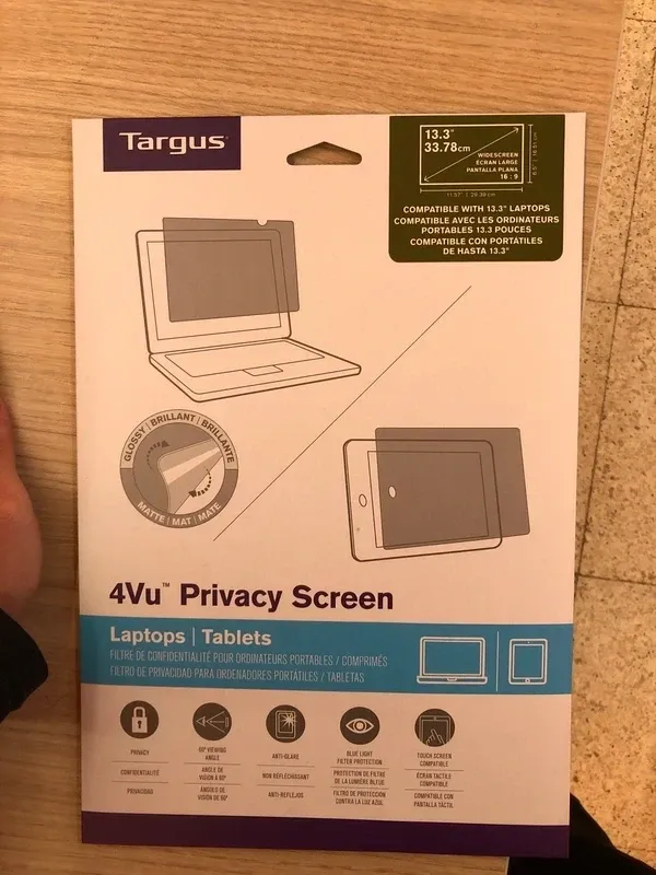 Protección de privacidad Targus 13.3 para laptop/tablet
