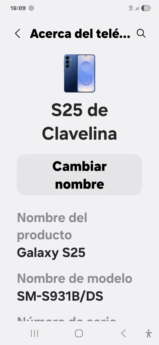Samsung S25 Azul afbeelding 2