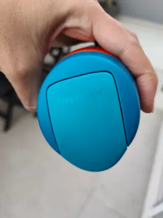 Vaso Térmico Tupperware Azul y Naranja