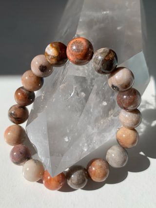 Pulsera Coral Jade Natural 9-10mm (9 uds)