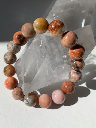 Pulsera Coral Jade Natural 9-10mm (9 uds)