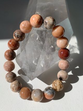 Pulsera Coral Jade Natural 9-10mm (9 uds)