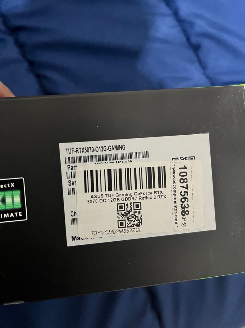 Tarjeta Gráfica ASUS TUF Gaming RTX 5070 afbeelding 2