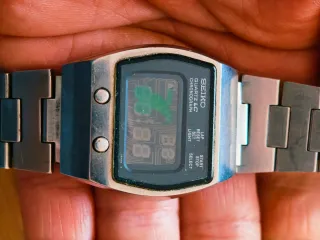 Seiko Quartz LC Chronograph Orologio Digitale 1975
