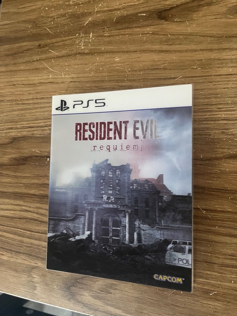 Funda Lenticular Resident Evil Requiem PS5