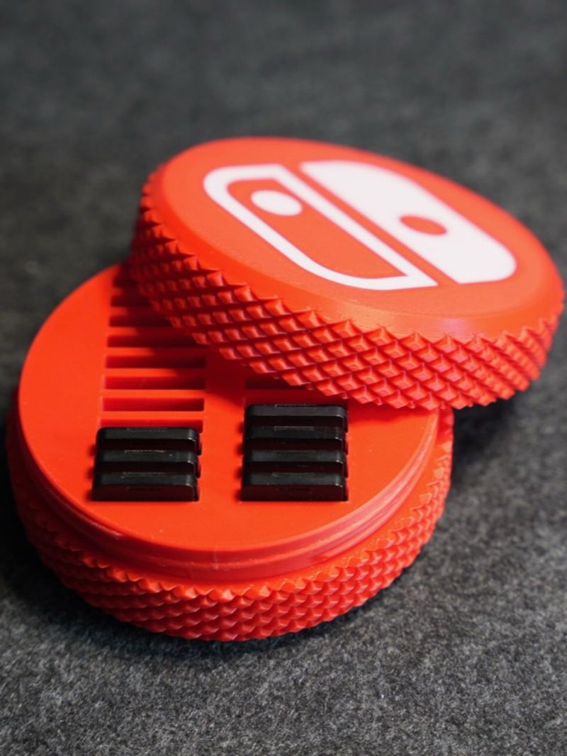 Estuche Juegos Nintendo Switch Naranja