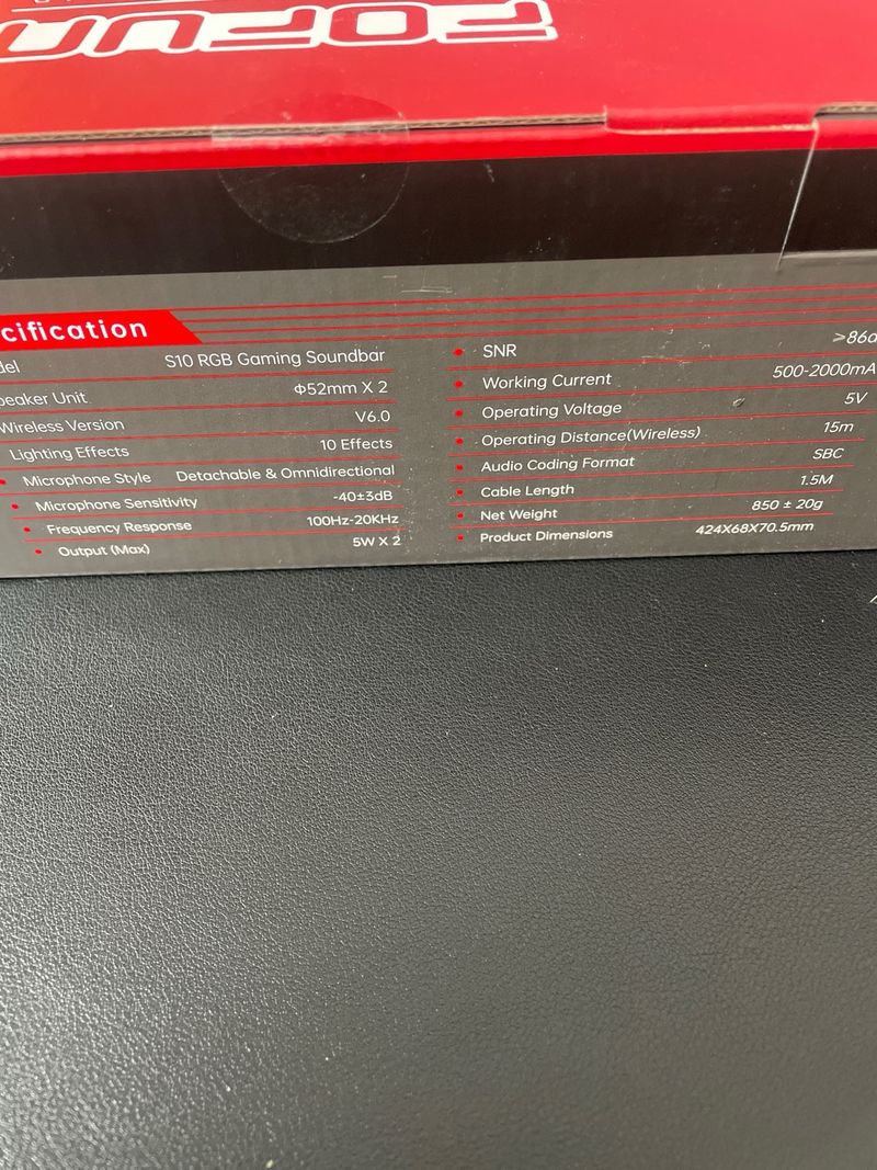 Barra de Sonido FOPFUN Gaming 2 en 1 afbeelding 2