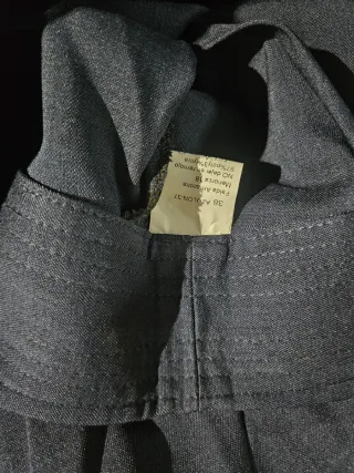 Falda de amazona azul