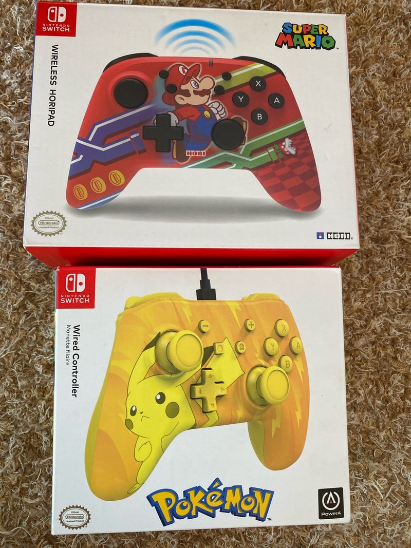 Mandos Wireless Super Mario y pokemon