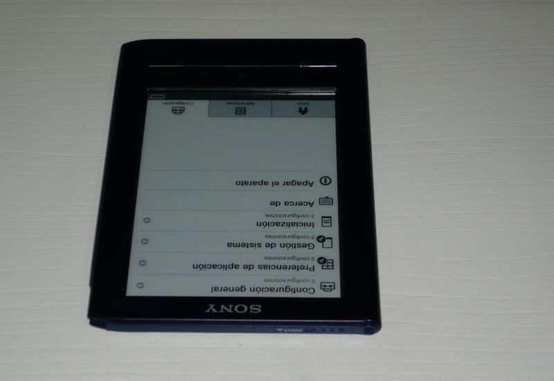 Sony PRS-350 eBook Táctil Azul afbeelding 6