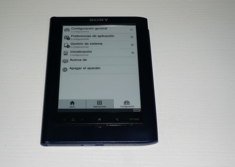 Sony PRS-350 eBook Táctil Azul afbeelding 5