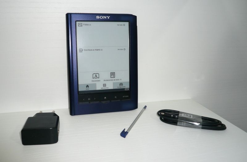 Sony PRS-350 eBook Táctil Azul afbeelding 3