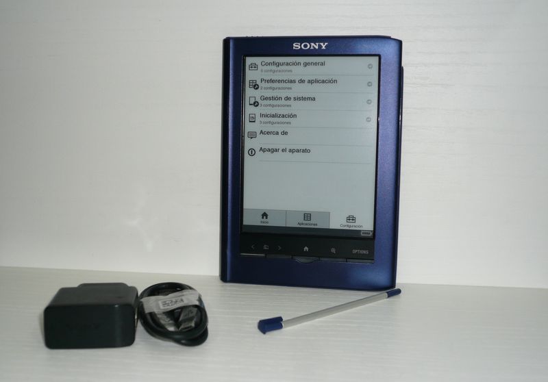 Sony PRS-350 eBook Táctil Azul afbeelding 2