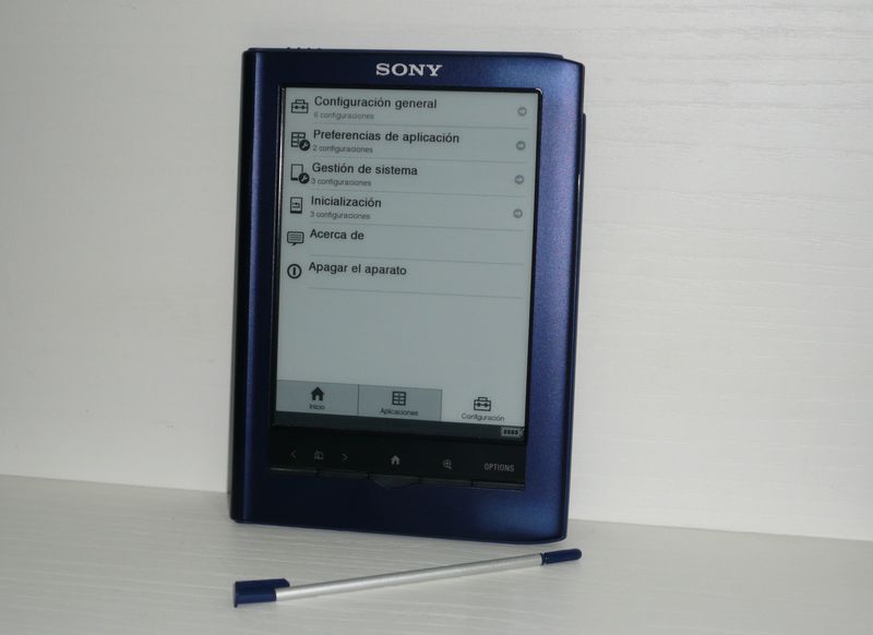 Sony PRS-350 eBook Táctil Azul afbeelding 7