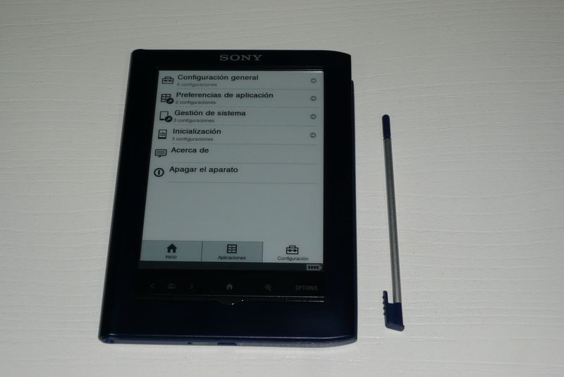Sony PRS-350 eBook Táctil Azul afbeelding 9
