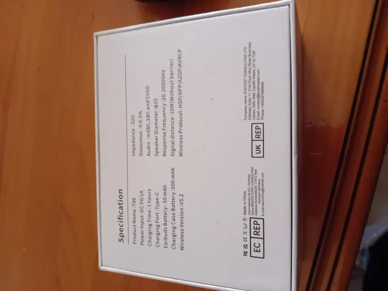 Auriculares Bluetooth Negros con Ganchos afbeelding 4