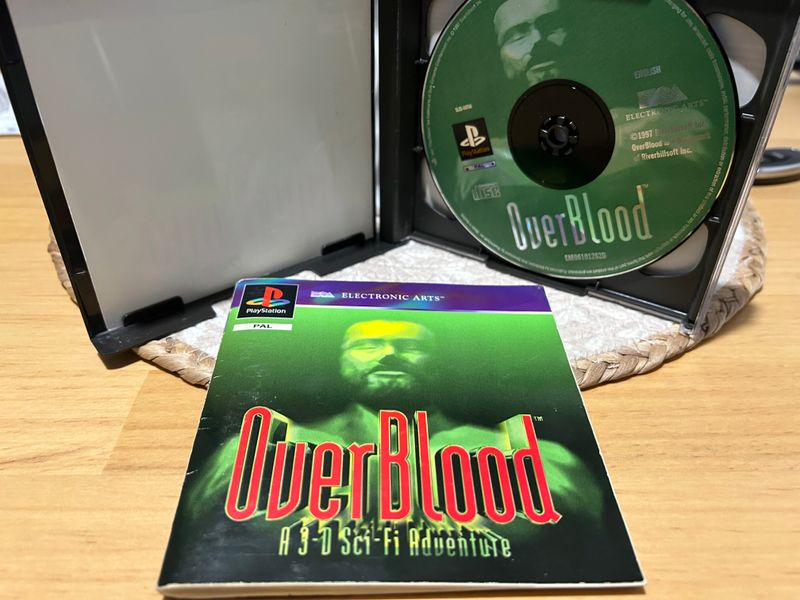 Juego PS1 Overblood Aventura Sci-Fi afbeelding 3