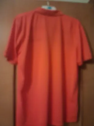 Polo Calvin Klein Naranja Rayas