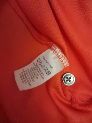 Polo Calvin Klein Naranja Rayas