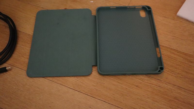 Funda para iPad Mini 7 de silicona PU verde afbeelding 2