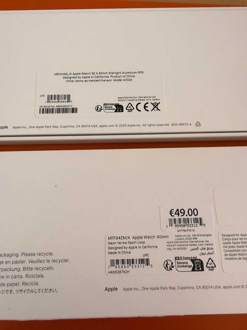 Apple Watch SE 3 40mm Plata GPS afbeelding 6