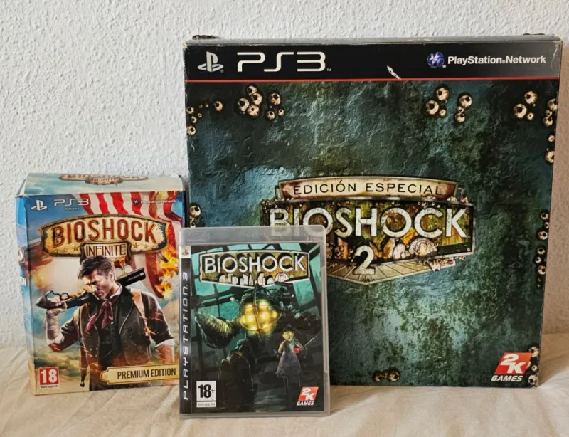 ☄️COLECCIÓN COMPLETA BIOSHOCK PS3☄️ PAL ESPAÑA🇪🇦