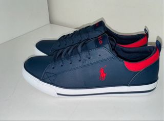 Zapatillas Polo Ralph Lauren T38 Azul/Rojo