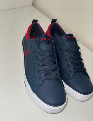 Zapatillas Polo Ralph Lauren T38 Azul/Rojo