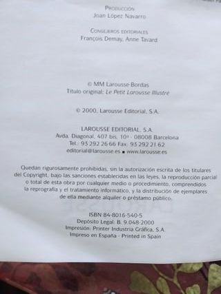 El Pequeño Larousse 2001
