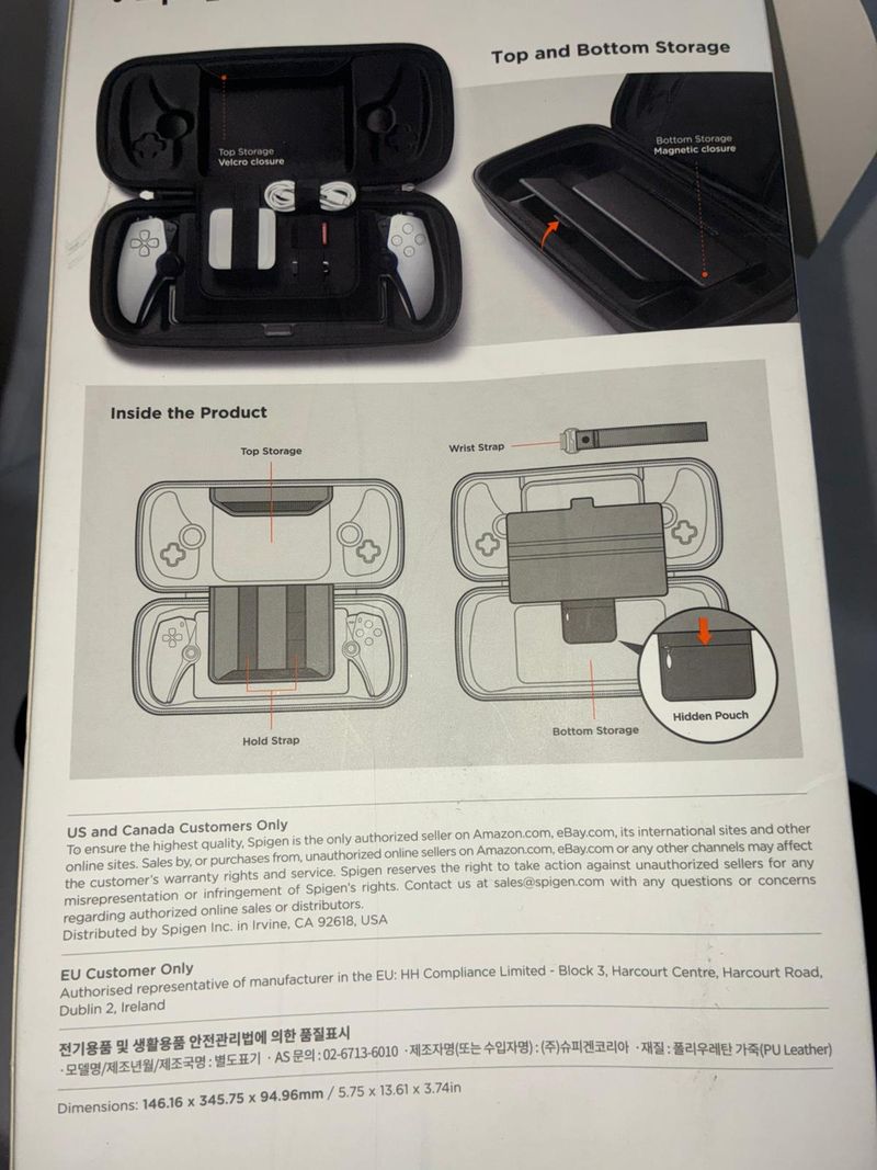 Estuche Rígido Spigen para PlayStation Portal afbeelding 4
