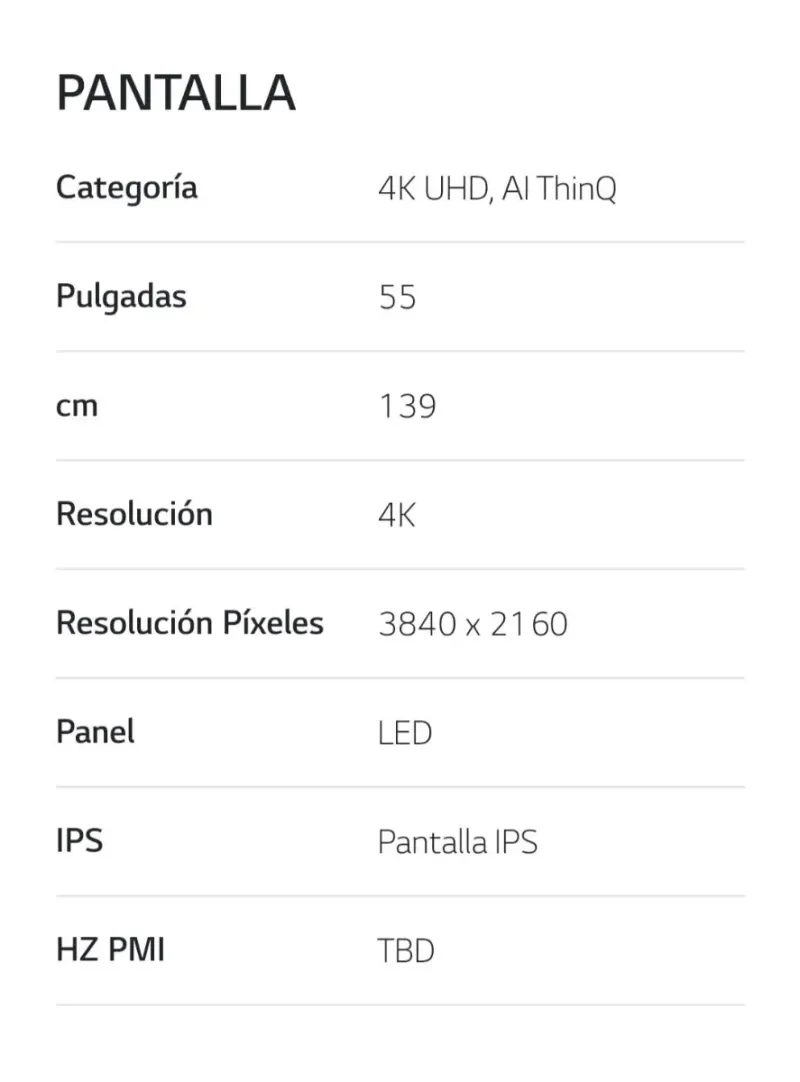 Smart TV LG 55" UHD 4K afbeelding 4