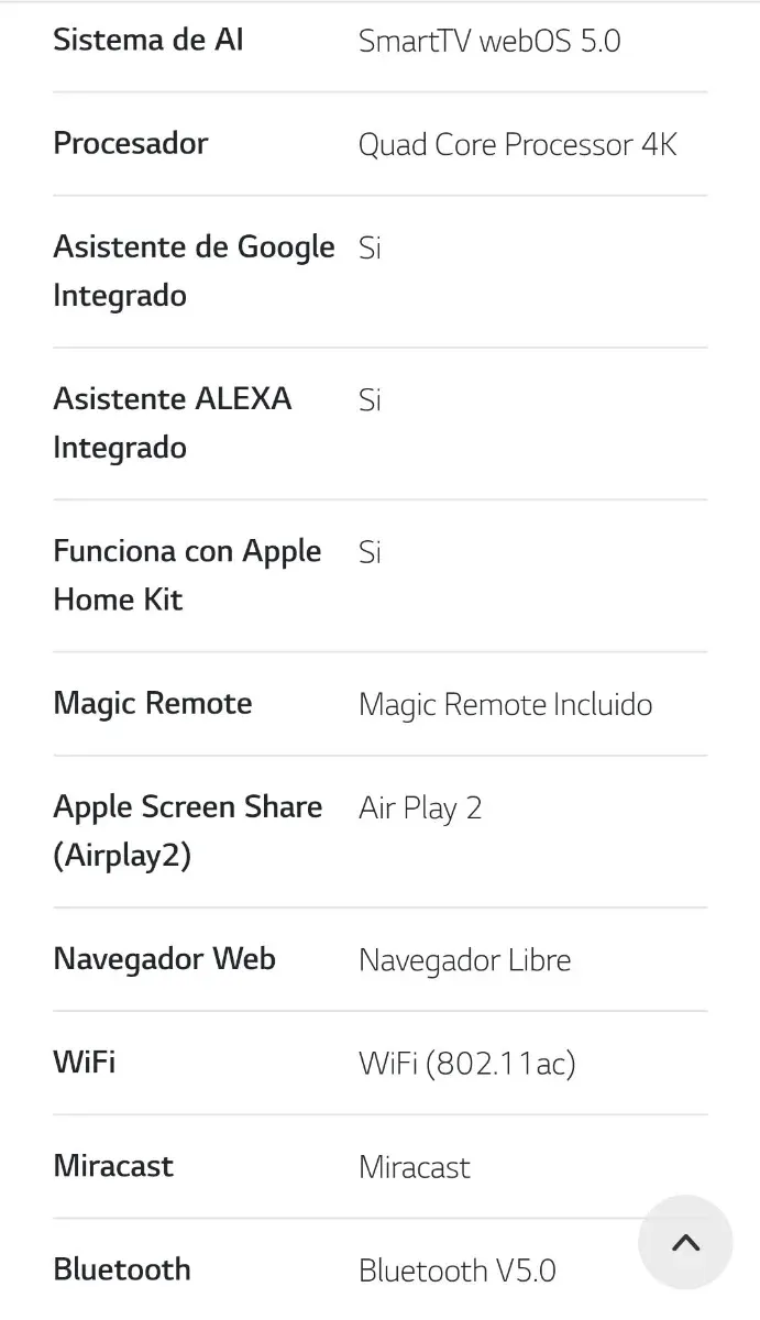 Smart TV LG 55" UHD 4K afbeelding 5