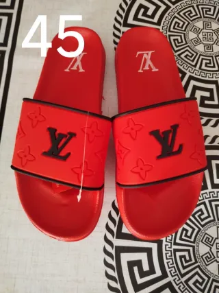 Chanclas Rojas Talla 45