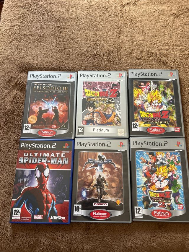 Lote 6 Juegos PS2
