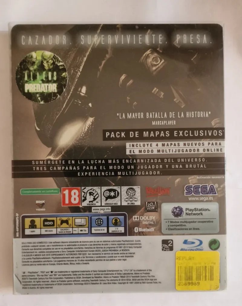 Alien vs Predator (Steelbook)pS3 afbeelding 5