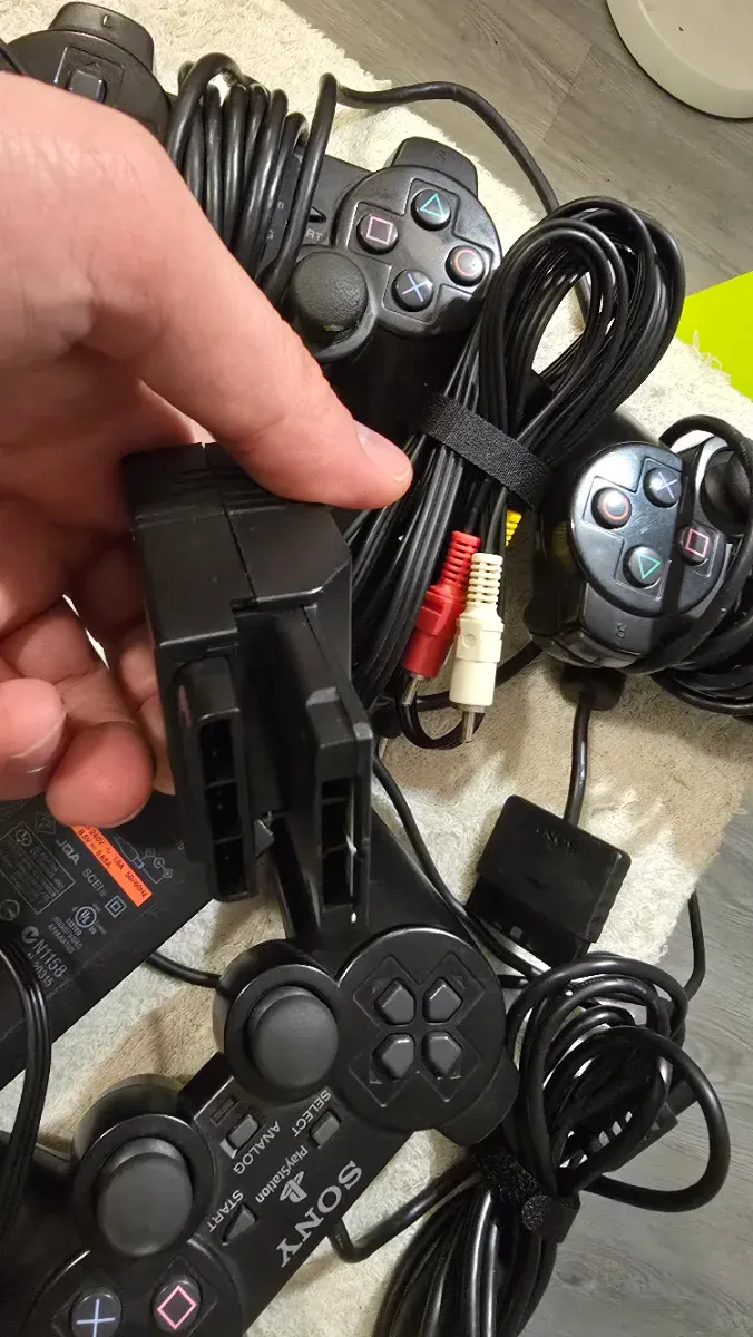 Ps2 Slim Negro Sony afbeelding 4