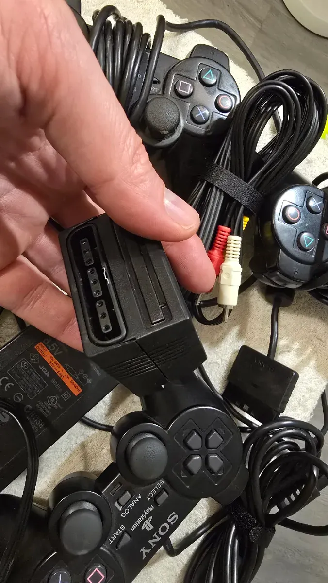 Ps2 Slim Negro Sony afbeelding 5