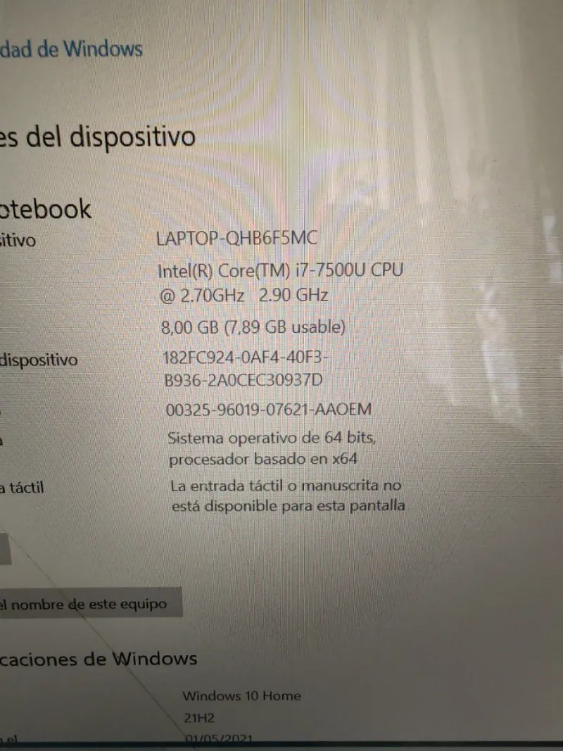 HP Spectre i7 Ordenador Portátil Negro/Dorado afbeelding 9