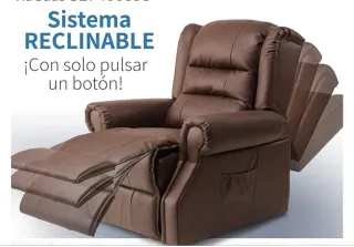 Sillón Elevador Masaje Confort Plus Marrón