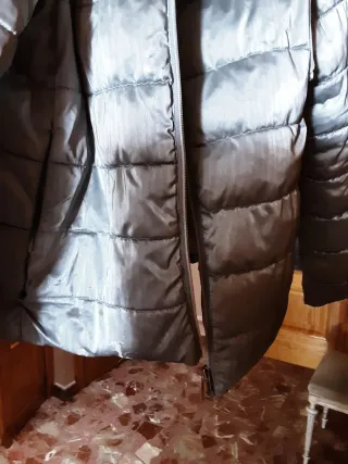 Chaqueta plateada mujer talla XL