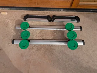 Barras de techo coche Treefrog + portaesquís