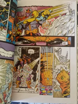 Cómic El Guantelete del infinito tomo 1 y 2