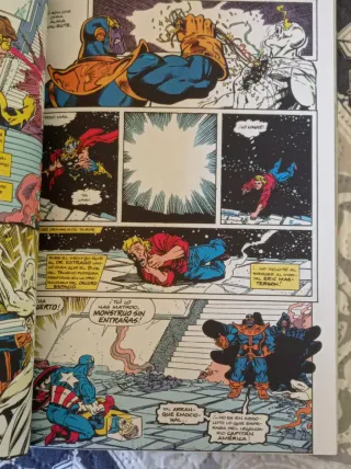 Cómic El Guantelete del infinito tomo 1 y 2